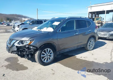 2019 Nissan Rogue Sv из США, поврежденный, VIN KNMAT2MV1KP546572